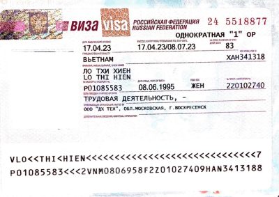Làm visa Nga