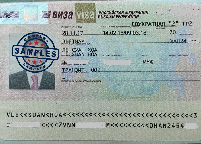 Thời gian xin visa Nga