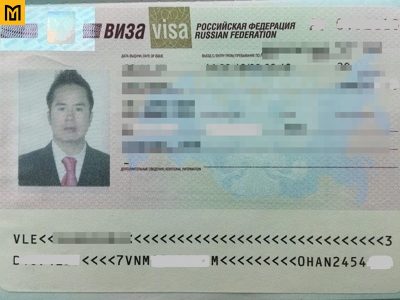 Visa công tác Nga